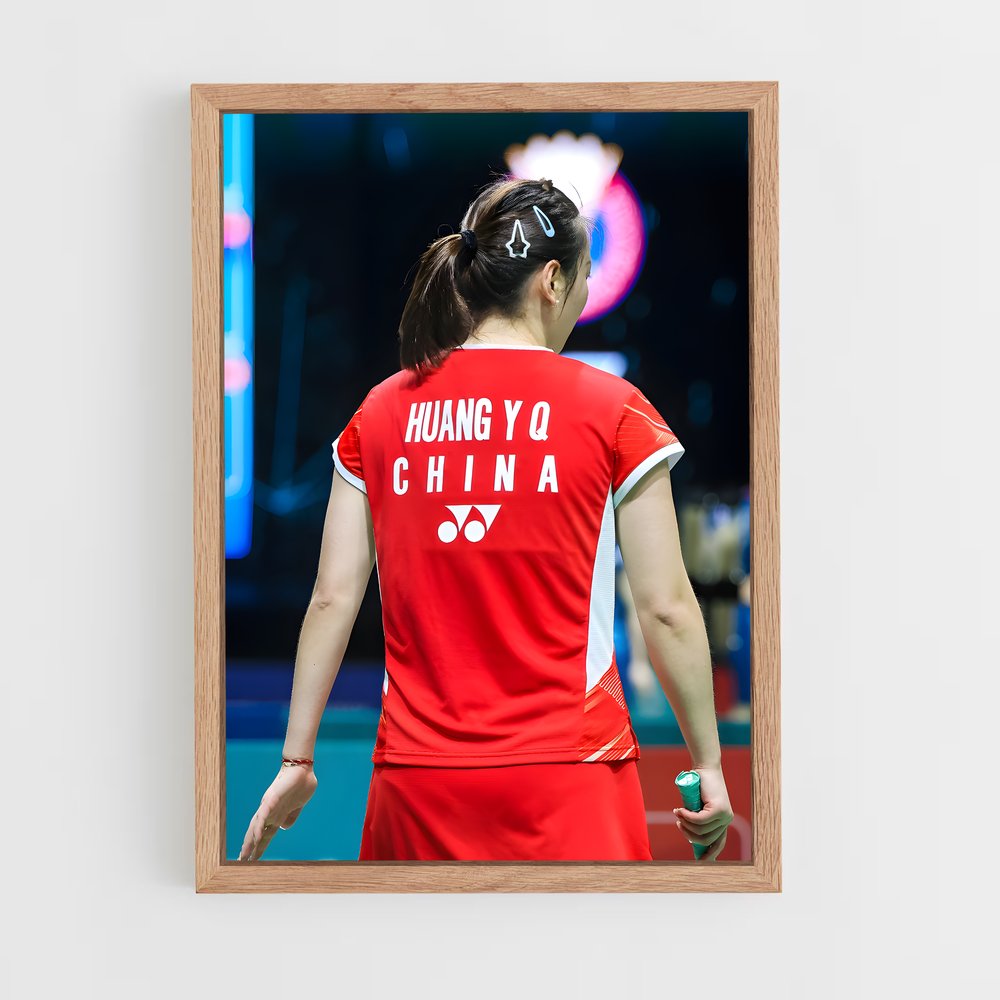 Poster Match en Cours – affiche Badminton (vue 4)
